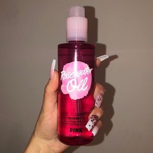 Pink rose water oil (brand new )